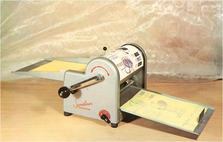 Mimeograph Machine Vintage Image, American Commerce AC-268 – Found ...