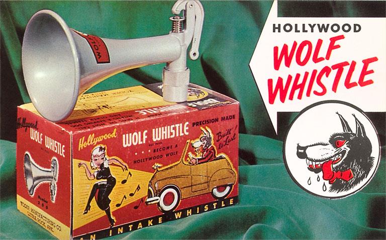 Hollywood Wolf Whistle Vintage Image, Nutty Pictures NP-241 