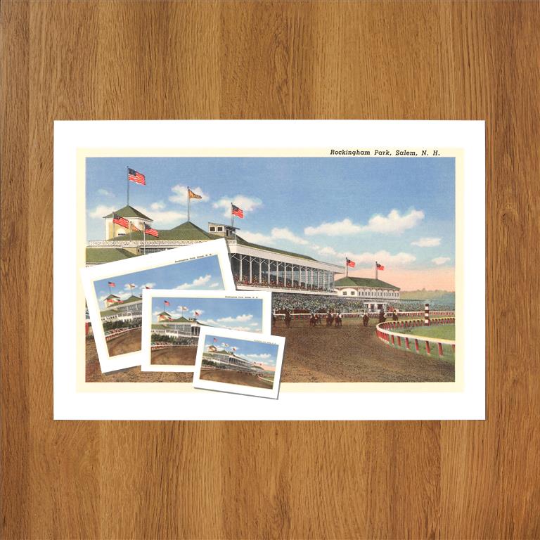 Rockingham Race Track, Salem Vintage Image, New Hampshire NH-155 ...