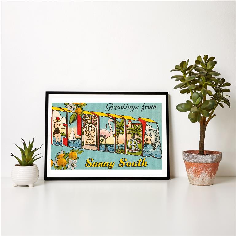 Greetings from Florida Vintage Image, Florida FL-1208 – Found Image ...