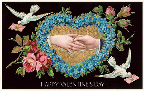 Old Fashioned Valentine Card Vintage Image, Valentine's Day VL-379 – Found  Image Press Inc.